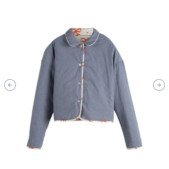 Red Bow Patterned Jacket - Picture 3 of 3